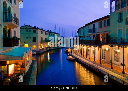 Europa, Francia,Provence Alpes-Cote-d'Azur, Var, Port-Grimaud Foto Stock