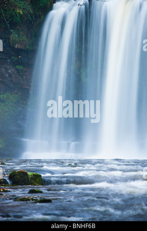 Sgwd yr Eira Afon Hepste Brecon Beacons Brecon Galles Powys Foto Stock