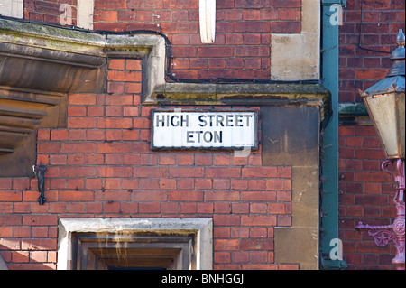 Le scene del villaggio inglese di Windsor Foto Stock