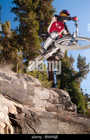 Mountain Biker Brian Emerson. Foto Stock