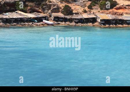 Formentera Cala Saona mediterraneo migliori spiagge delle Isole Baleari Foto Stock