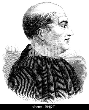 Giovanni Boccaccio (1313 - 21 dicembre 1375), autore italiano e poeta Foto Stock