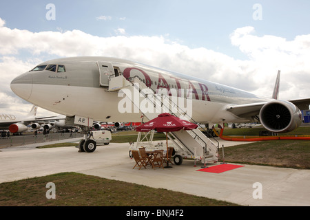 Qatar Airways Boeing 777-300ER Foto Stock