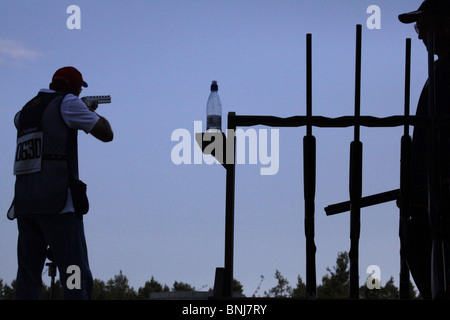 Azione di scatto dal giorno sei della NatWest Island Games 2009 da Bengtsböle sulle isole Åland, 2 Luglio 2009 Foto Stock