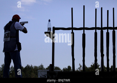 Azione di scatto dal giorno sei della NatWest Island Games 2009 da Bengtsböle sulle isole Åland, 2 Luglio 2009 Foto Stock