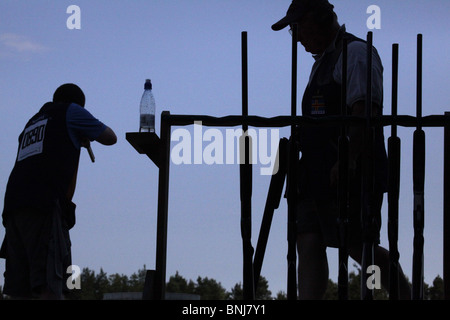 Azione di scatto dal giorno sei della NatWest Island Games 2009 da Bengtsböle sulle isole Åland, 2 Luglio 2009 Foto Stock