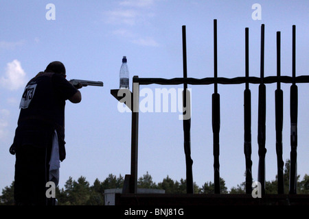 Azione di scatto dal giorno sei della NatWest Island Games 2009 da Bengtsböle sulle isole Åland, 2 Luglio 2009 Foto Stock