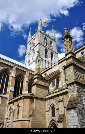 Cattedrale di Southwark, Londra London Bridge, Southwark, Il London Borough di Southwark, Greater London, England, Regno Unito Foto Stock