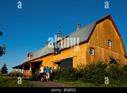 Espace Félix Leclerc è raffigurato nella St-Pierre, Ile d'Orleans, vicino a Quebec City Foto Stock