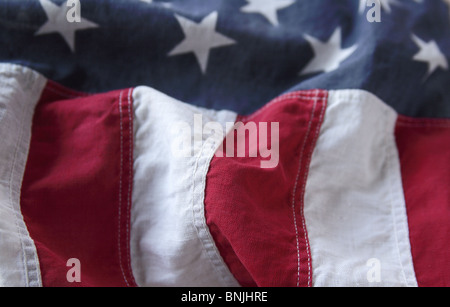 Vecchia bandiera americana utile per uno sfondo Foto Stock