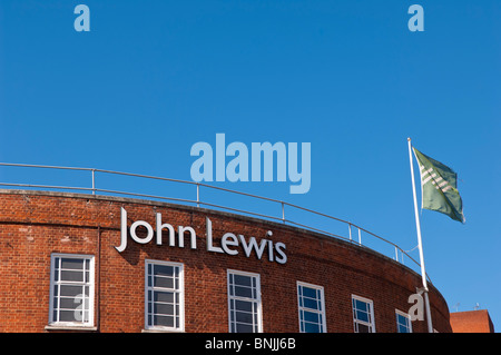 John Lewis shop store in Norwich , Norfolk , in Inghilterra , Gran Bretagna , Regno Unito Foto Stock