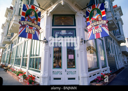 Victorian Inn nella piccola città di Ferndale nella California settentrionale Foto Stock