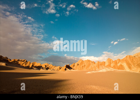 Formazioni di roccia nella valle della morte, il deserto di Atacama, Cile Foto Stock