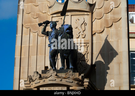 Monumento a la Spagna dalla dittatura di Franco, Melilla, Spagna, Europa. Foto Stock