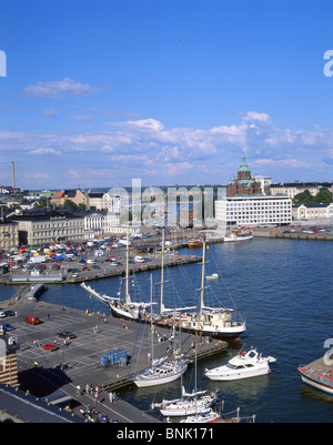 Vista sul porto, Helsinki, Repubblica di Finlandia Foto Stock