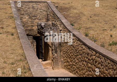 Viste del Dolmen Antequera Spagna Foto Stock