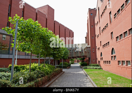 De Montfort University Queens Edificio per la tecnologia in Leicester City. Foto Stock