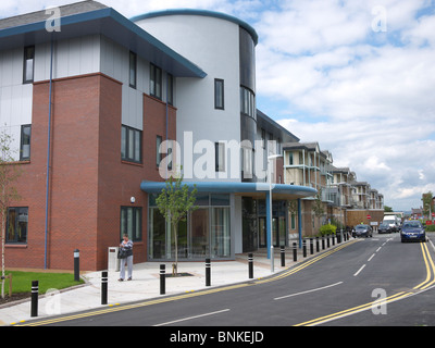 Egli nuovo Christie unità oncologica presso il Royal Hospital di Oldham, Inghilterra, Regno Unito. Foto Stock