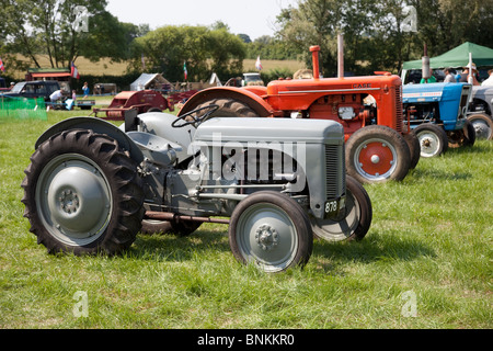 Grigio Vintage Fordson trattore Gotherington Visualizza Giugno 2010 REGNO UNITO