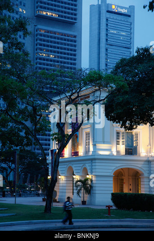 Singapore, al Museo della Civilizzazione Asiatica, il quartiere centrale degli affari, Foto Stock