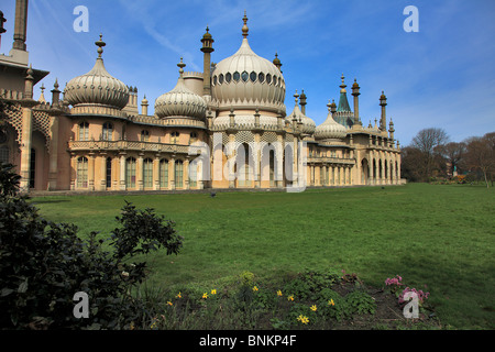 Esterno del Royal Pavilion palazzo città di Brighton East Sussex England Foto Stock