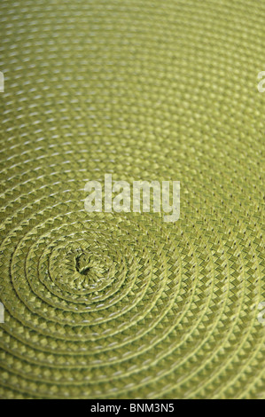 Luogo circolare sfondo mat. In prossimità di una cena placemat. Foto Stock