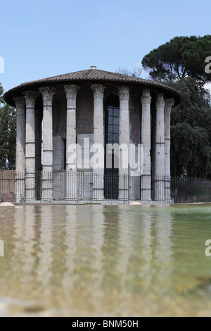 Tempio di Ercole a Roma Italia Foto Stock