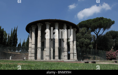 Tempio di Ercole a Roma Italia Foto Stock