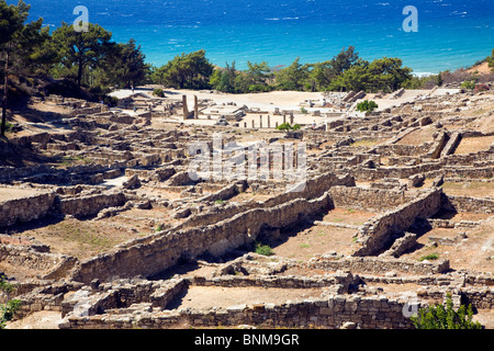 Antica Kamiros, Rodi, Grecia Foto Stock