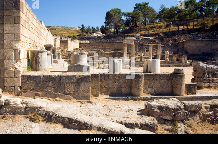 Antica Kamiros, Rodi, Grecia Foto Stock