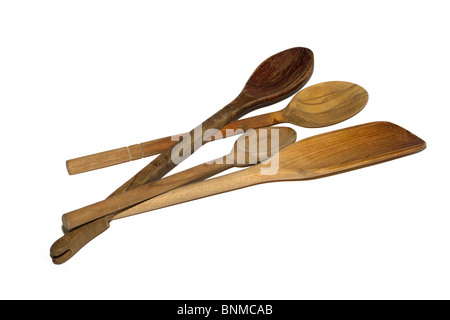 Cucchiai di legno Foto Stock