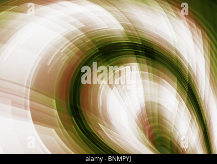 Vorticoso luminosi motivi geometrici sfondo astratto Foto Stock