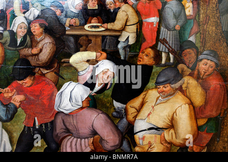 Germania Europa tedesca Unione Europa Occidentale Monaco di Baviera Baviera arte arti Pieter Brueghel il Giovane contadino di ballo di nozze 1607 Foto Stock