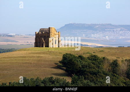 St Catherines abbey collina nelle vicinanze Abbotsbury dorset portland al di là di Southern England Regno unito Gb Foto Stock