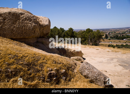 I dolmen a Antequera Foto Stock