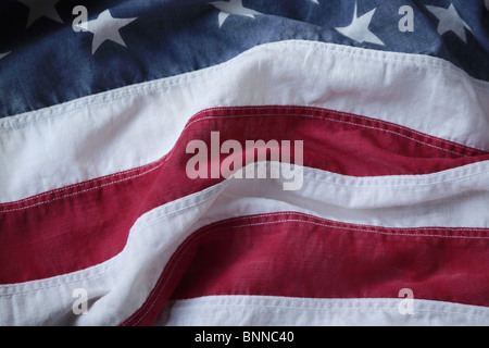 Vecchia bandiera americana utile per uno sfondo Foto Stock