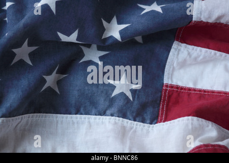 Vecchia bandiera americana utile per uno sfondo Foto Stock