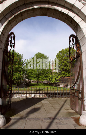 Irlanda, Cork, Vescovo Lucey Ingresso parco Foto Stock