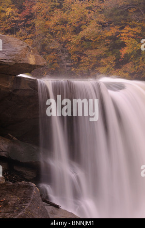 Grande cade Cumberland Falls membro Resort Park Kentucky USA America Stati Uniti d'America cascata Foto Stock