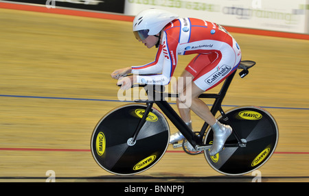 Geraint Thomas (Barloworld). 4km inseguimento qualificazioni. Giovedì pomeriggio. British Cycling Senior Via Nazionale Champions Foto Stock