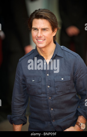 Tom Cruise assiste il London UK film premiere di 'Knight & Day" diretto da James Mangold di Odeon Leicester Square. 22-07-2011 Foto Stock