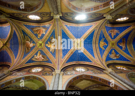 Dipinti sul soffitto di Santa Maria Sopra Minerva Basilica, Roma, Italia Foto Stock