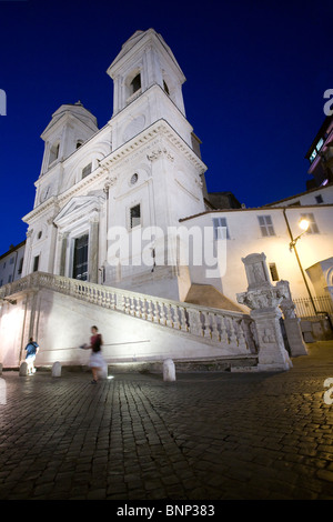 Santa Trinita dei Monti chiesa in Roma, Italia Foto Stock