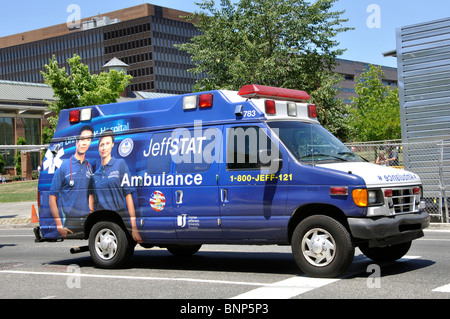 Ambulanza, Philadelphia, Stati Uniti d'America Foto Stock