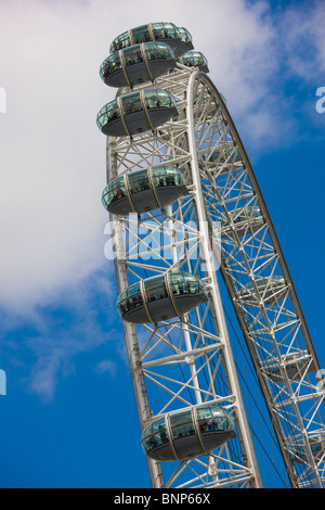 Il London Eye, London, Regno Unito Foto Stock