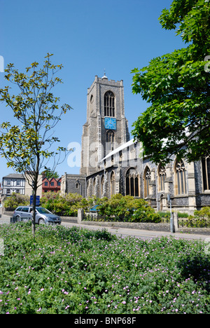 Chiesa parrocchiale di St Giles sulla collina, Norwich, Norfolk, Inghilterra Foto Stock