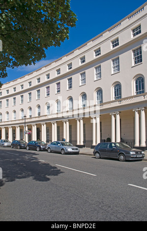 Park Crescent, Londra W1, Regno Unito Foto Stock