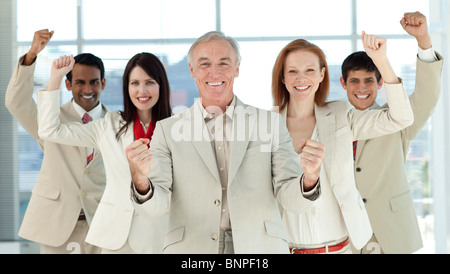 Successo a livello internazionale la gente di affari Foto Stock