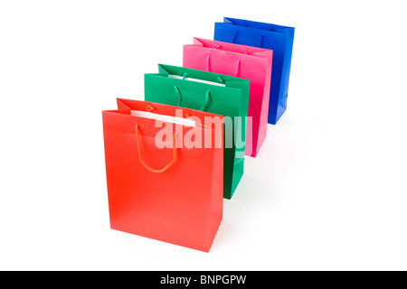 Borse per lo shopping vicino up shot Foto Stock