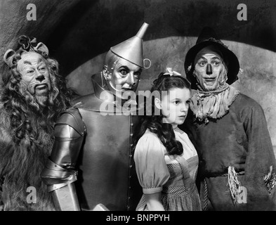 BERT LAHR JACK HALEY Judy Garland RAY BOLGER The Wizard Of Oz (1939) Foto Stock